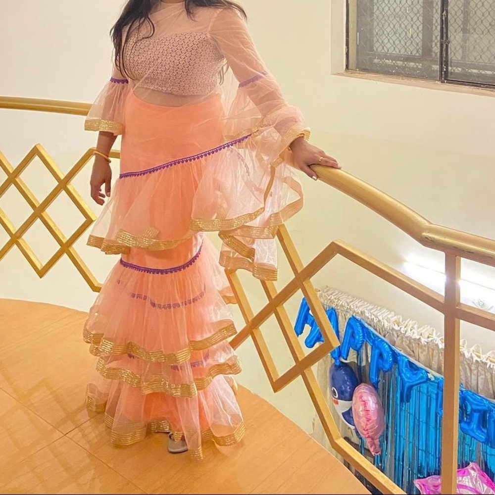 One min saree